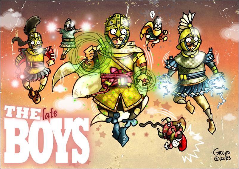 'The (late) Boys' by Fran Guil